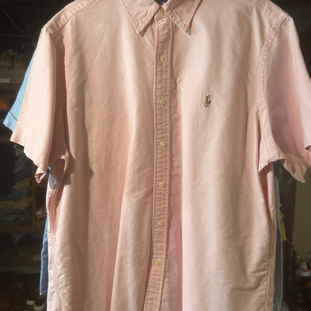 Polo by Ralph Lauren Men's Pink Shirt
